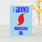 I Survived oricane Ida Kaart (Gele Bloem)