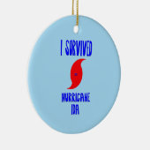 I Survived oricane Ida Keramisch Ornament (Rechts)