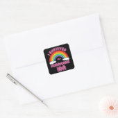 I Survived oricane Ida Vierkante Sticker (Envelop)