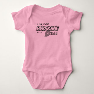 I Survived oricane Irma Baby Shirt