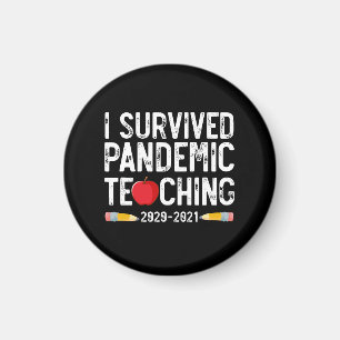 I Survived Pandemic Teaching 2020 2021 Apple Magneet