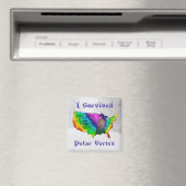 I Survived Polar Vortex Magneet (Insitu (Vaatwasser))