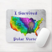 I Survived Polar Vortex Muismat (Met muis)