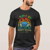 I Survived Primary School Afstuderen Class of 2021 T-shirt (Voorkant)