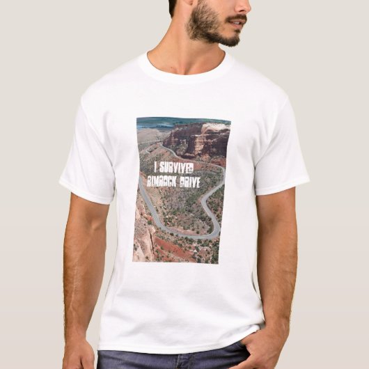 I Survived Rimrock Drive T-shirt (Voorkant)