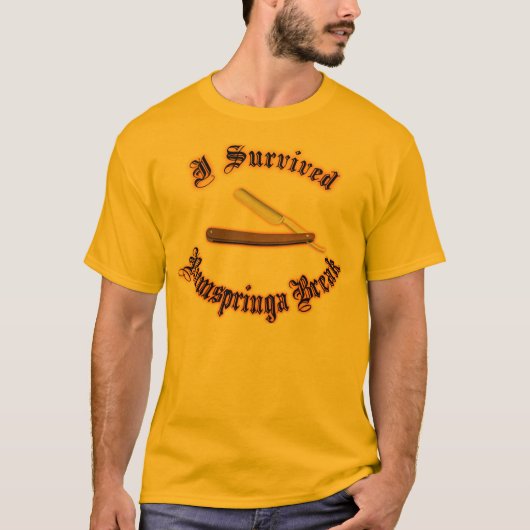 I Survived Rumspringa Break T-shirt (Voorkant)