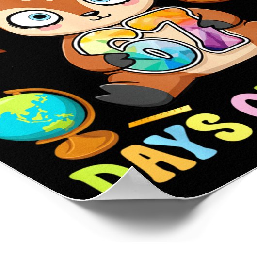 I Survived Six Seven Days Of School Cute Deer Stud Poster (Hoek)