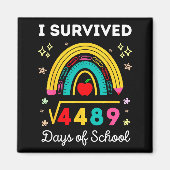 I Survived Square Root 4489 67 Days Of School Math Magneet (Voorkant)