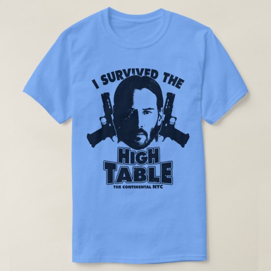 I Survived the High Table Baba Yaga Keanu Reeves M T-shirt (Design voorkant)