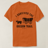 I survived the Oregon Trail T-shirt (Design voorkant)
