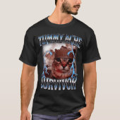 I Survived Today's Tummy Ache Survivor Funny Cat M T-shirt (Voorkant)