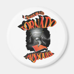 I Survived Tornado Missouri Magneet