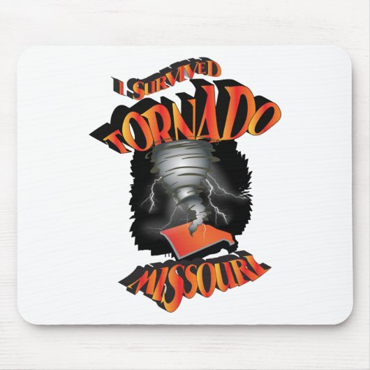 I Survived Tornado Missouri Muismat (Voorkant)
