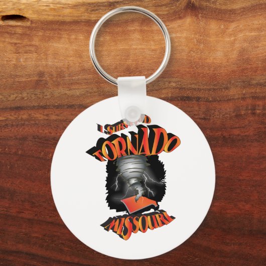 I Survived Tornado Missouri Sleutelhanger (Voorkant)