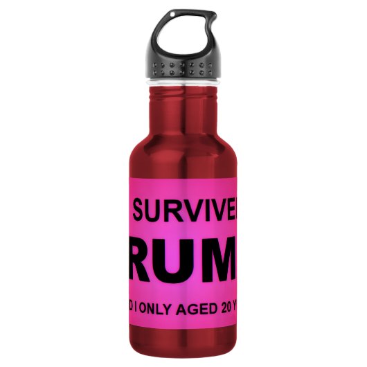 I Survived tRUMP Waterfles (Voorkant)