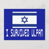 I Survived Ulpan Briefkaart (Voorkant)