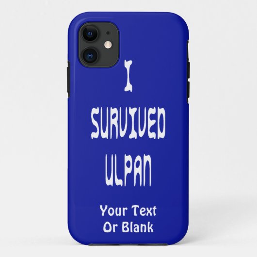 I Survived Ulpan Case-Mate iPhone Case (Achterkant)