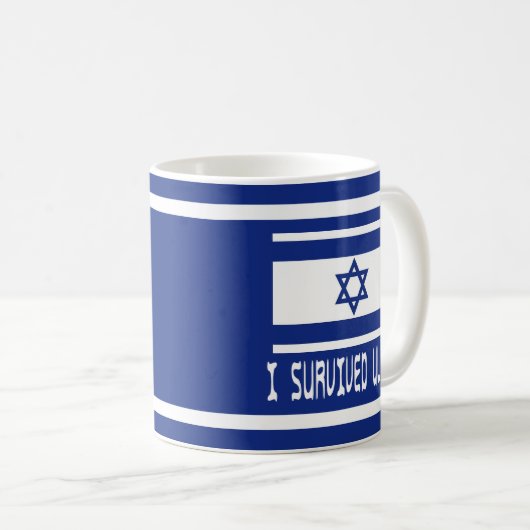 I Survived Ulpan Koffiemok (Voorkant rechts)