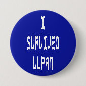 I Survived Ulpan Ronde Button 7,6 Cm (Voorkant)