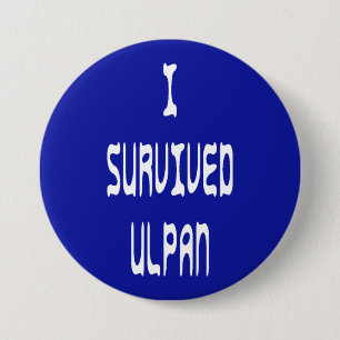 I Survived Ulpan Ronde Button 7,6 Cm