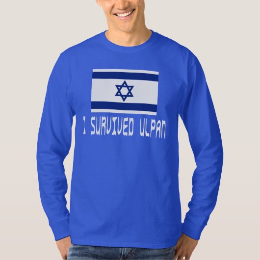 I Survived Ulpan T-shirt (Voorkant)
