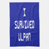 I Survived Ulpan Theedoek (Verticaal)