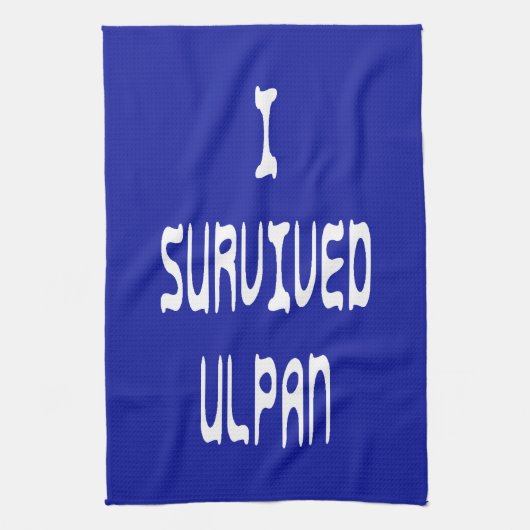 I Survived Ulpan Theedoek (Verticaal)