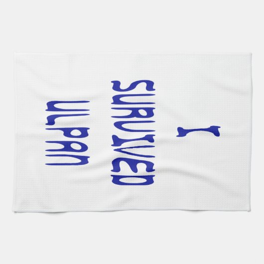 I Survived Ulpan Theedoek (Horizontaal)