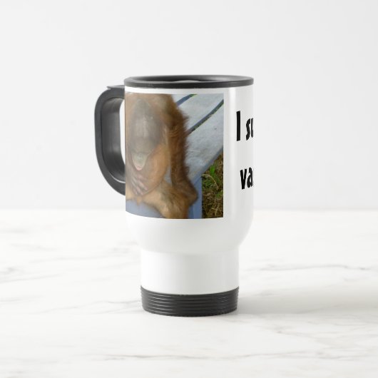 I Survived Vasectomy Humor Reisbeker (Voorkant links)