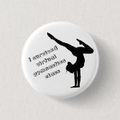I Survived Virtual Gymnastics Class Button (Voorkant)