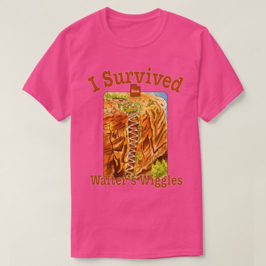 I Survived Walters Wiggles Zion National Park T-shirt (Design voorkant)