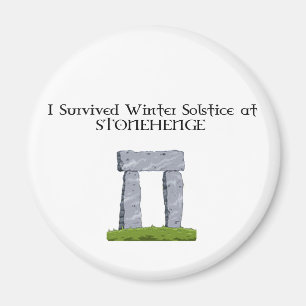 I Survived Winter Solstice at Stonehenge Magneet