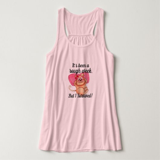  I Surviving Funny Cat Shirt Design (Design voorkant)