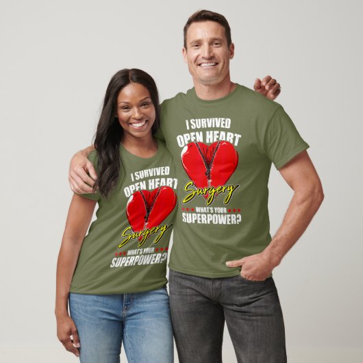 I Surviving Open Heart Surgery Recovery for T-shirt (Unisex)