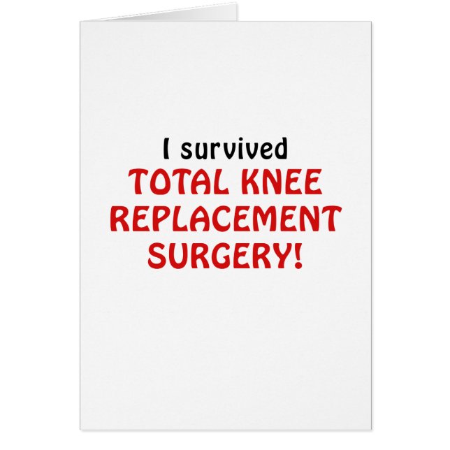 I Surviving Total Knee Replacement Surgery (Voorkant)