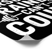 I Swear My Trainer Can’t Count Funny Gym Sarcasm  Poster (Hoek)