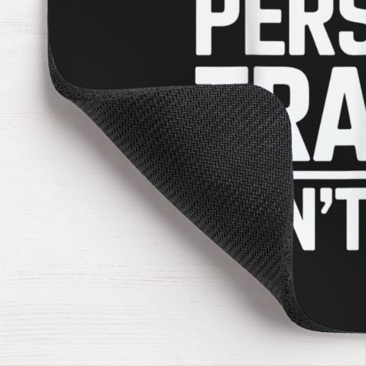 I Swear My Trainer Can’t Count Funny Lifting Quote Muismat (Hoek)