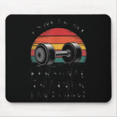 I Swear My Trainer Can't Count For Gym Enthusiasts Muismat (Voorkant)