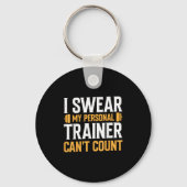 I Swear My Trainer Can't Count Sleutelhanger (Voorkant)