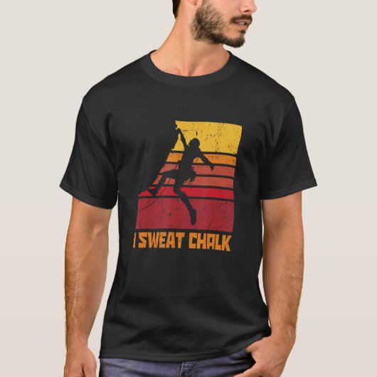 I Sweat Chalk Graphic Bouldering Mountainer Cl T-shirt (Voorkant)
