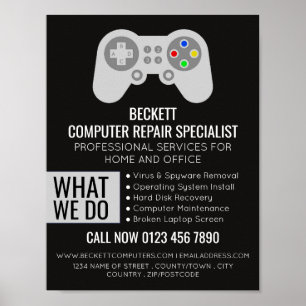 I.T./Computers, de Specialist van de Reparatie van Poster
