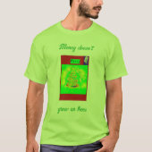 I.T. Groeit op Tree Nodes Groen T-shirt (Voorkant)