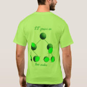 I.T. Groeit op Tree Nodes Groen T-shirt (Achterkant)