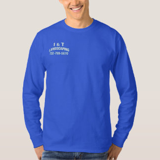 I & T Landscaping Heren Lange Mouwen T-shirt