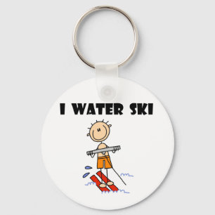 I T-shirts en giften voor de waterskki Sleutelhanger
