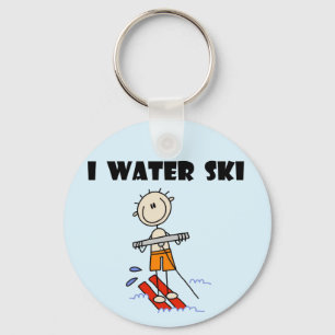 I T-shirts en giften voor de waterskki Sleutelhanger