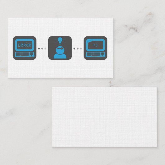 I.T. Visitekaartje (Voorkant / Achterkant)