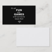 I.T. visitekaartje - Zwart-wit (Voorkant / Achterkant)