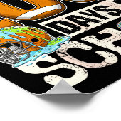 I Tackled 100 Days Of School Football Ice Cream Dr Poster (Hoek)