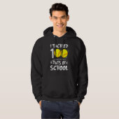 I Tackled 100 Days Of School Softball 100th Day Te Hoodie (Voorkant volledig)